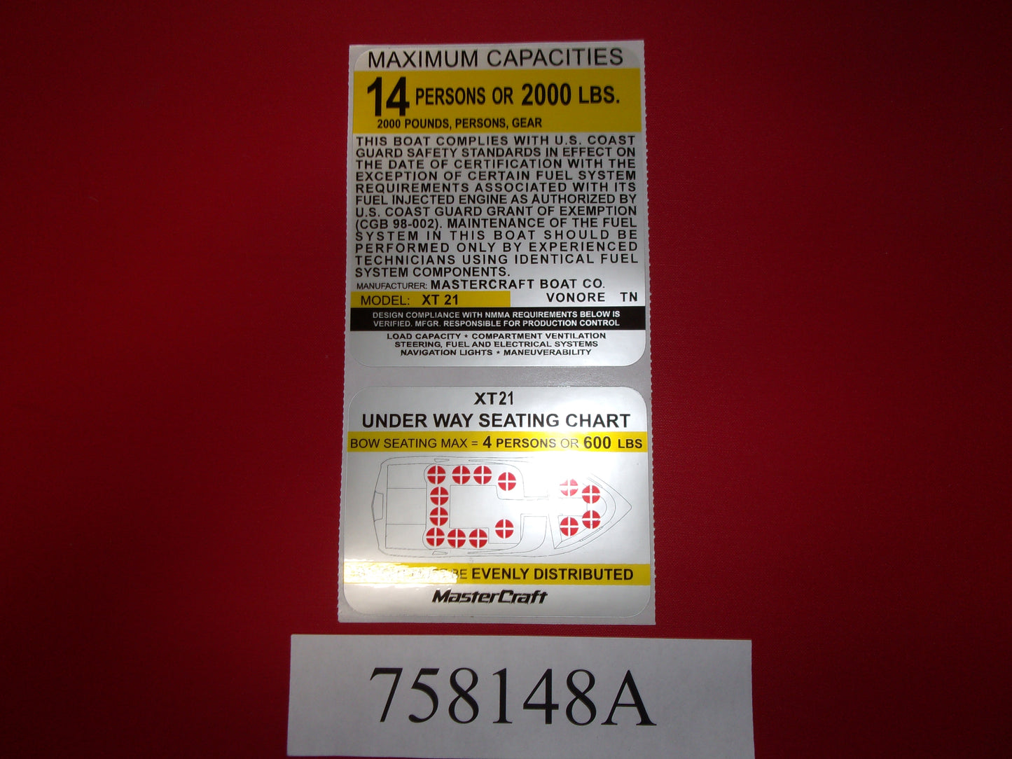 Mastercraft Boat 758148A Steering Components