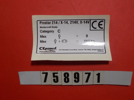 Mastercraft Boat 758971 Steering Components