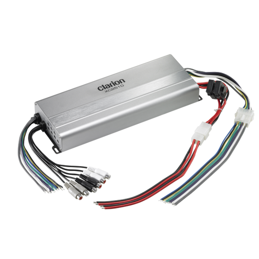 Clarion XC2510 AMPLIFIERS