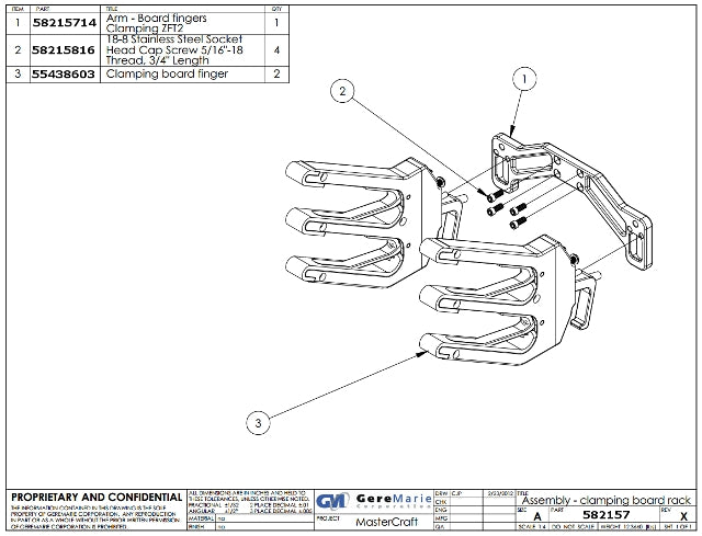 Mastercraft Boat 55438603 Steering Components