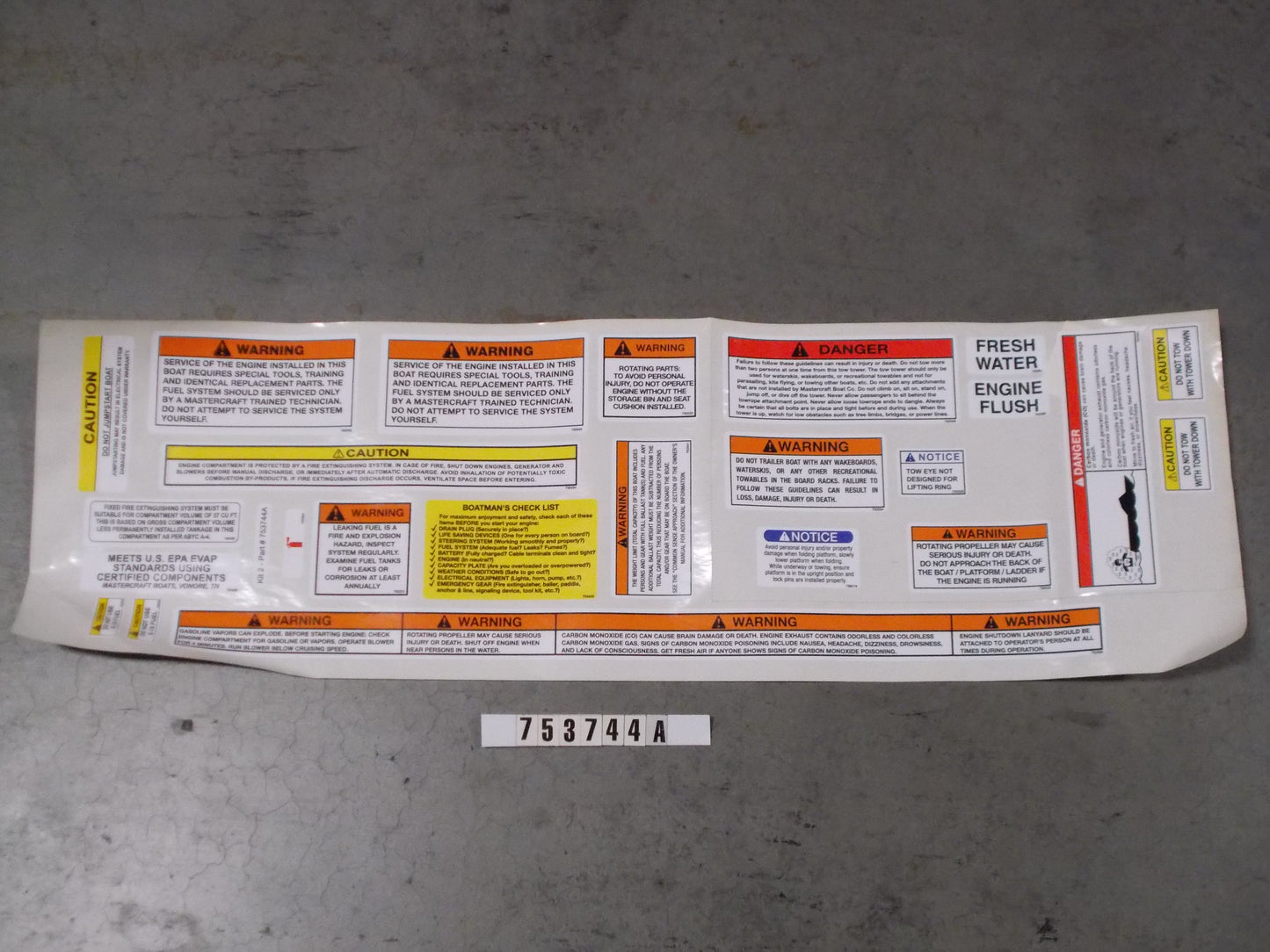 Mastercraft Boat 753744A Steering Components