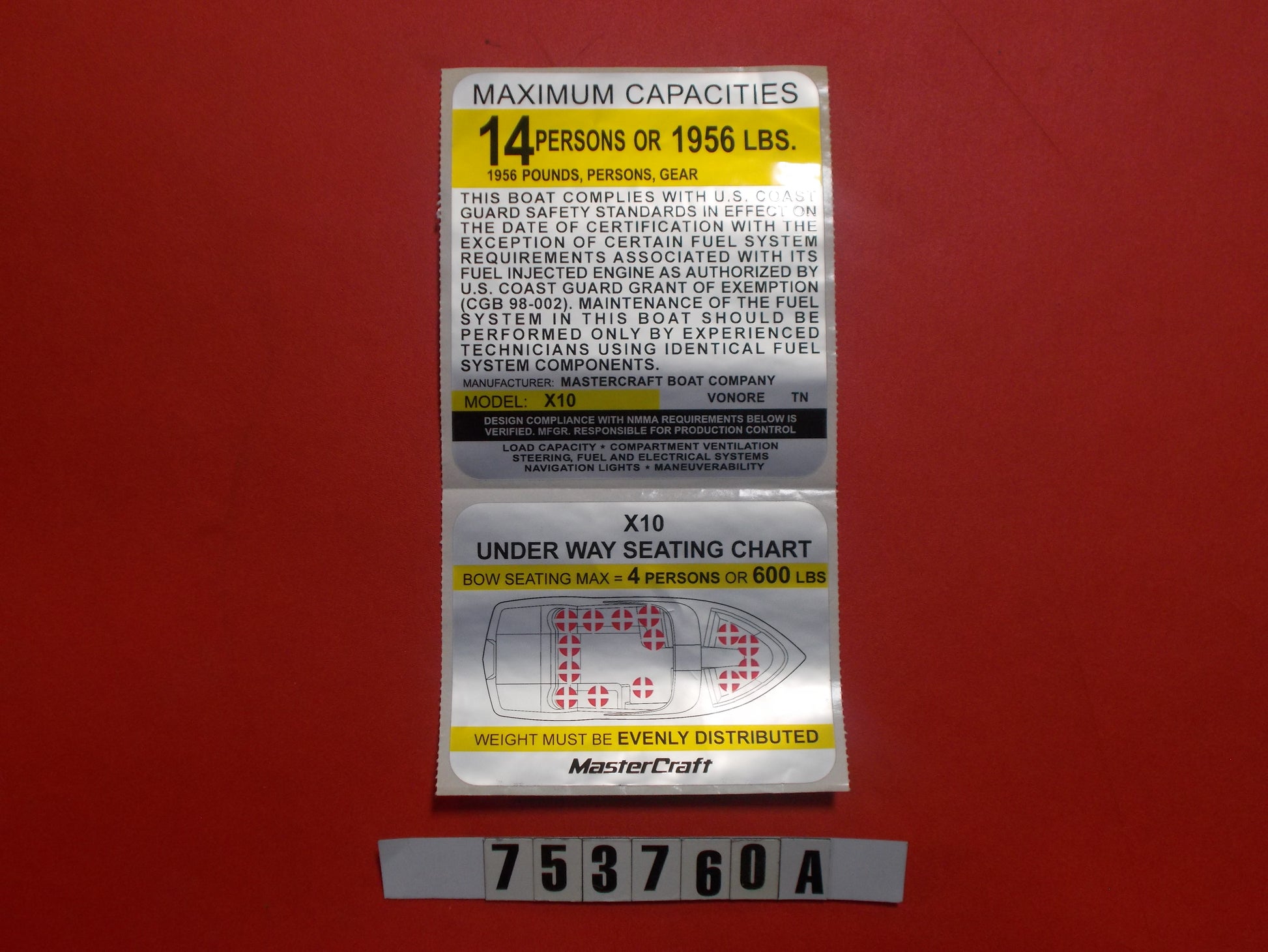 Mastercraft Boat 753760A Steering Components