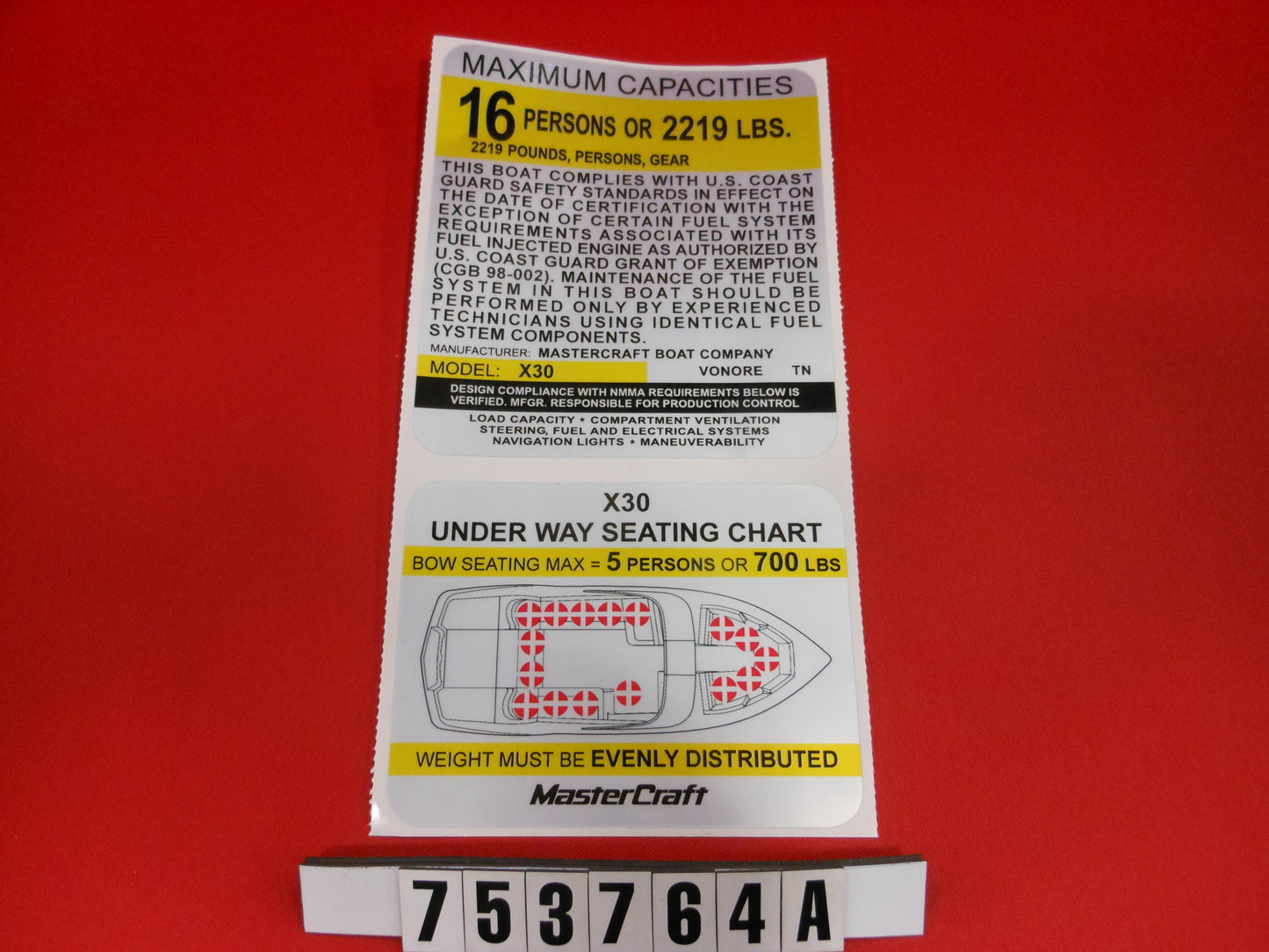 Mastercraft Boat 753764A Steering Components