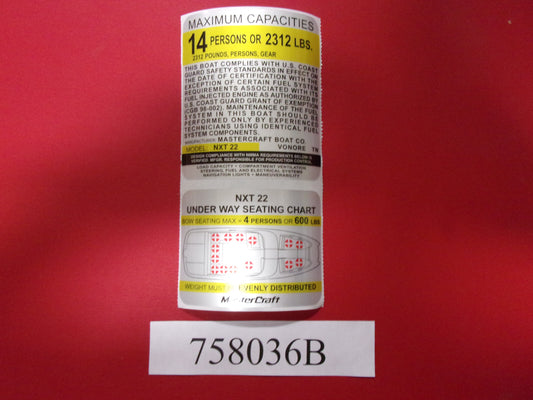 Mastercraft Boat 758036B Steering Components