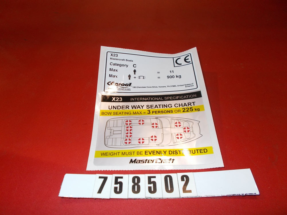 Mastercraft Boat 758502 Steering Components