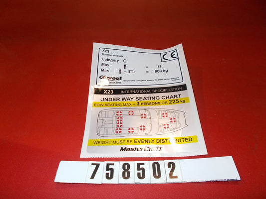 Mastercraft Boat 758502 Steering Components