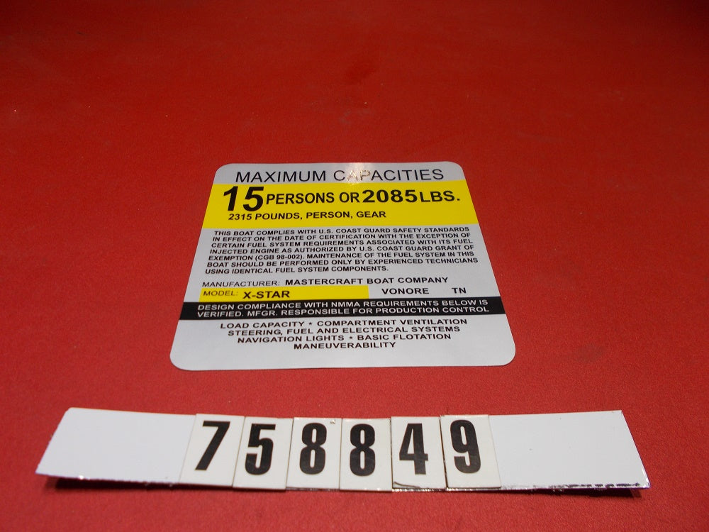 Mastercraft Boat 758849 Steering Components