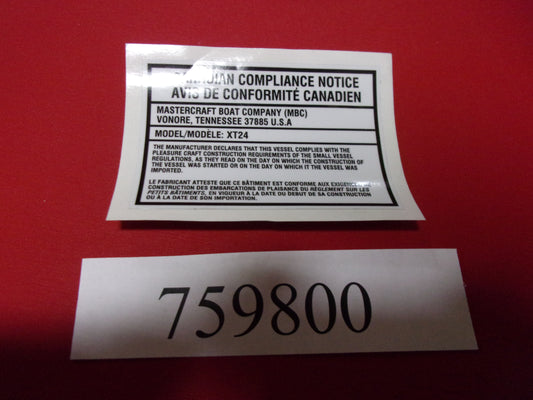 Mastercraft Boat 759800 Steering Components